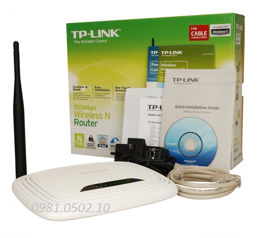 Bộ phát Wifi 1 râu TP-Link TL-WR740N-150MBPS